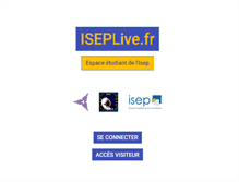 Tablet Screenshot of iseplive.fr